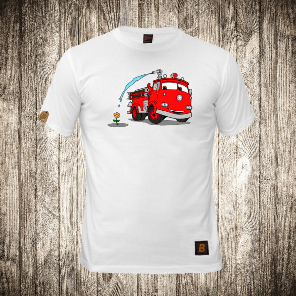 decija majica boja bela slika automobili cars 5