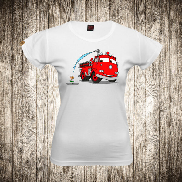 zenska majica boja bela slika automobili cars 5
