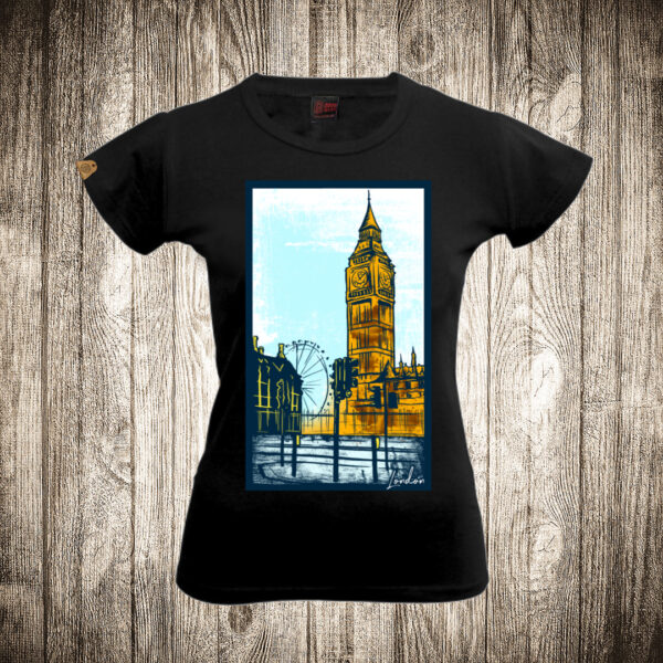 zenska majica boja crna slika london
