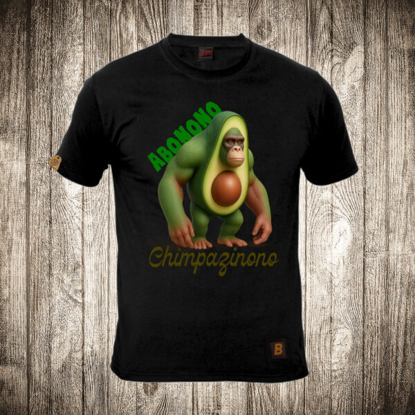 muska majica boja crna slika abonono chimpazinono brain rot