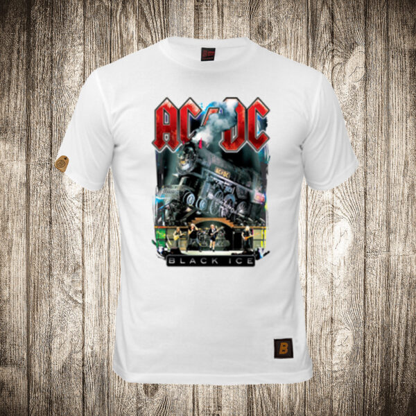 decija majica boja bela slika acdc 3 black ice