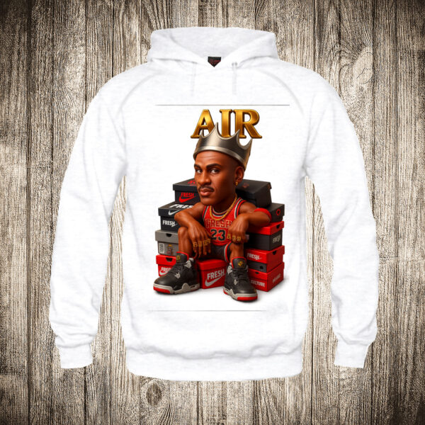 duks sa kapuljacom boja bela slika air jordan majkl dzordan