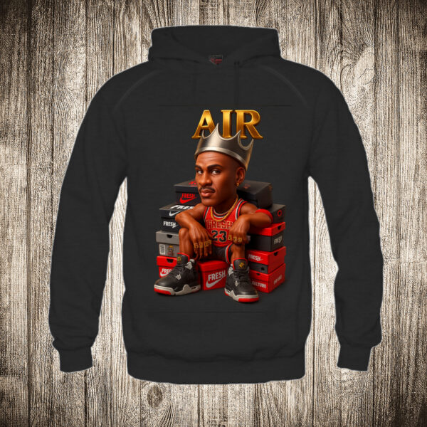 duks sa kapuljacom boja crna slika air jordan majkl dzordan