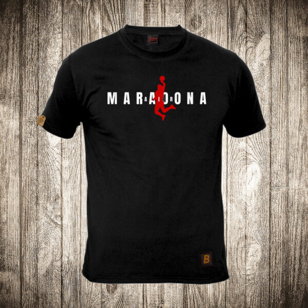 muska majica boja crna slika air maradona