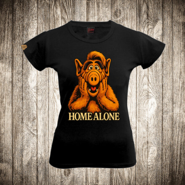 zenska majica boja crna slika alf home alone kevin