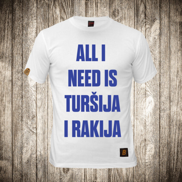 muska majica boja bela slika all i need is tursija i rakija