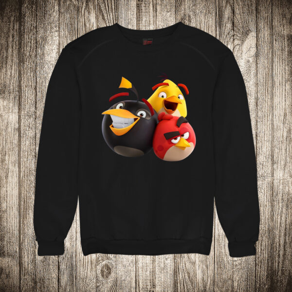 duks bez kapuljace boja crna slika angry birds