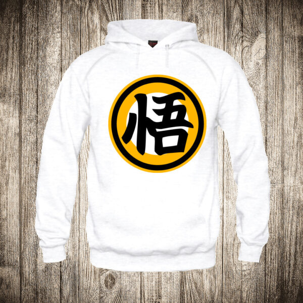 duks sa kapuljacom boja bela slika anime zmajeva kugla dragon ball 7 logo