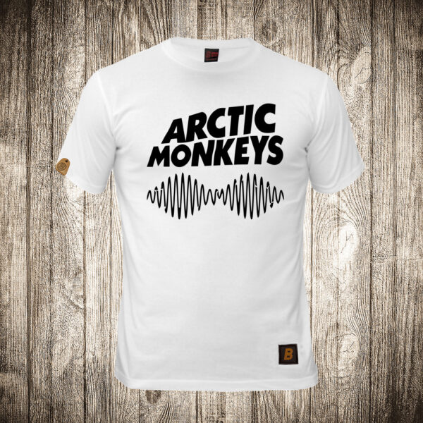 muska majica boja bela slika arctic monkeys