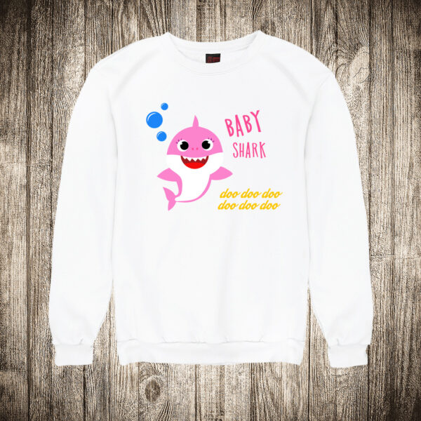 duks bez kapuljace boja bela slika baby shark do do do do 2
