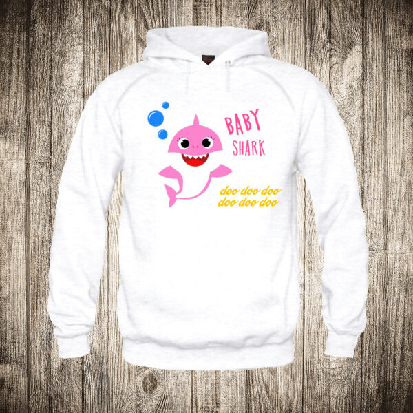 duks sa kapuljacom boja bela slika baby shark do do do do 2