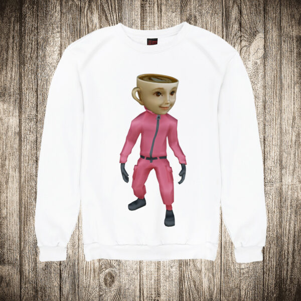 duks bez kapuljace boja bela slika balerina cappucina squid game brain rot