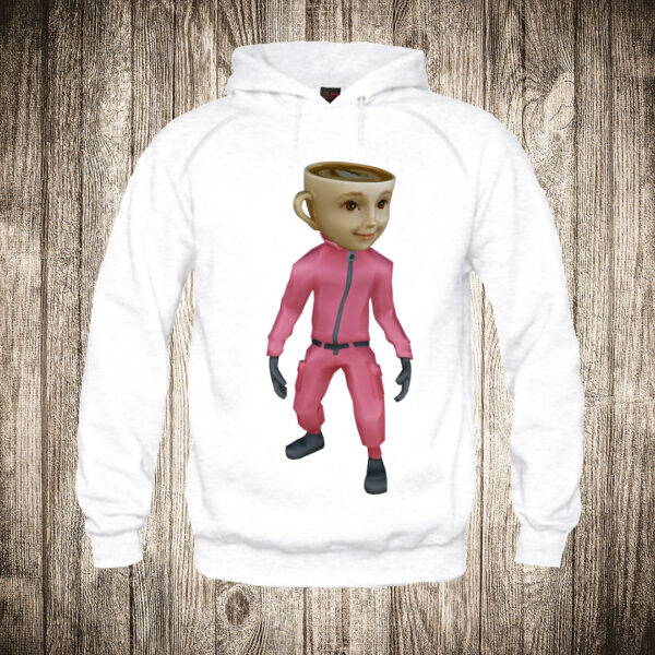 duks sa kapuljacom boja bela slika balerina cappucina squid game brain rot