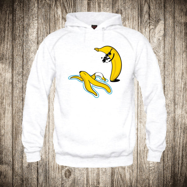 deciji duks boja bela slika banana na mestu zlocina