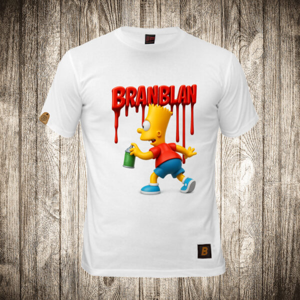 muska majica boja bela slika bart bran blan simpsonovi