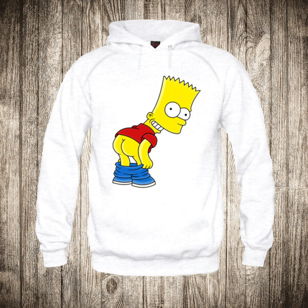 deciji duks boja bela slika bart simpson 1