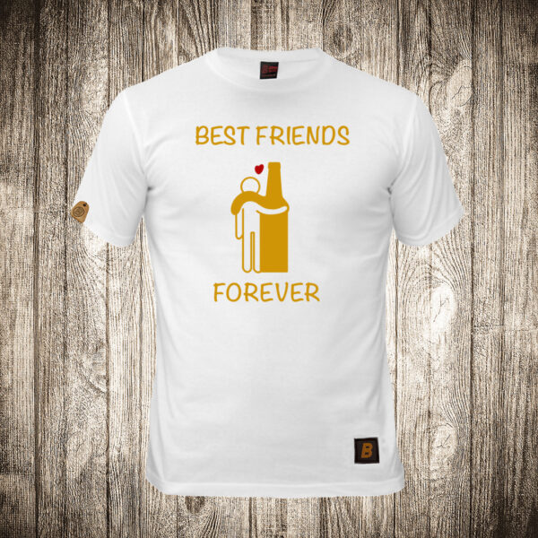 decija majica boja bela slika best friends forever bffpivo i covek