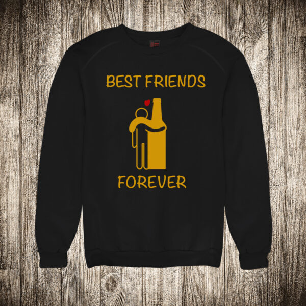 duks bez kapuljace boja crna slika best friends forever bffpivo i covek