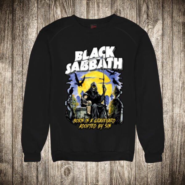 duks bez kapuljace boja crna slika black sabbath