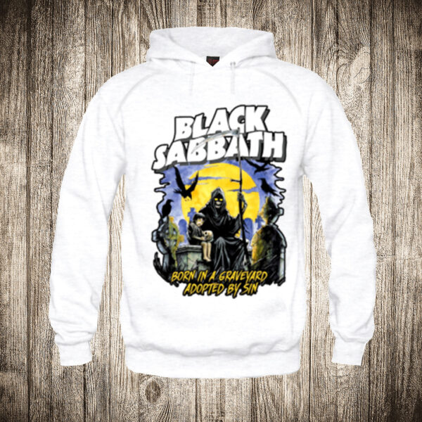 duks sa kapuljacom boja bela slika black sabbath