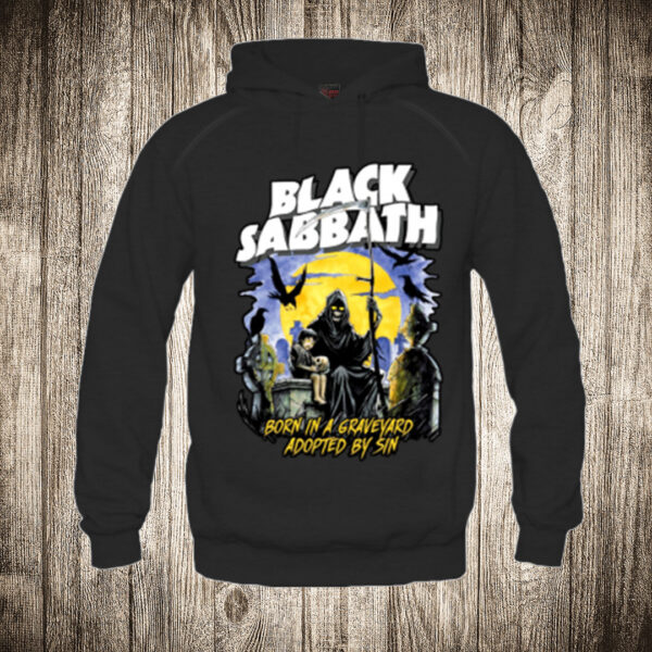 duks sa kapuljacom boja crna slika black sabbath