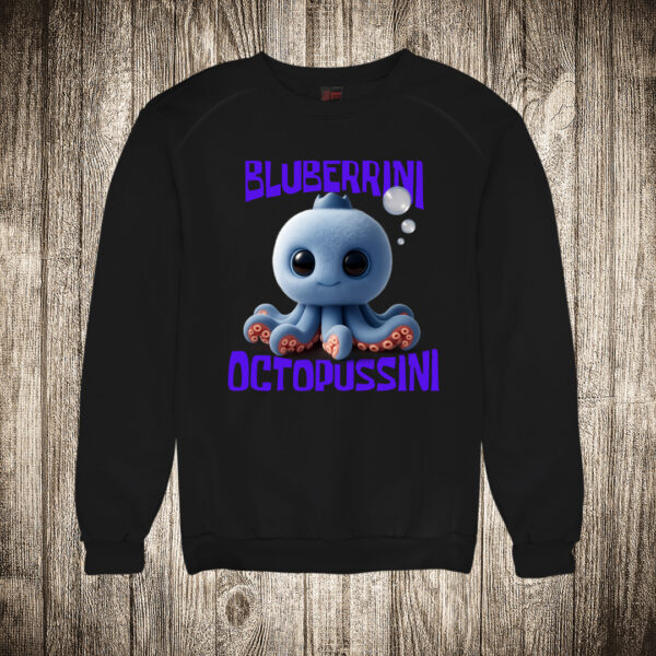 duks bez kapuljace boja crna slika bluberrini octopussini brain rot