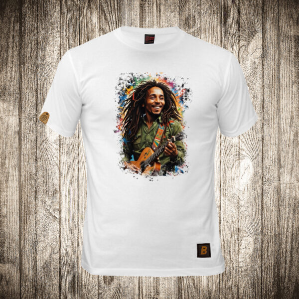 decija majica boja bela slika bob marley 5 bob marli