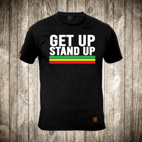 muska majica boja crna slika bob marli get up stand up bob marli