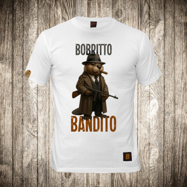 decija majica boja bela slika bobritto bandito brain rot