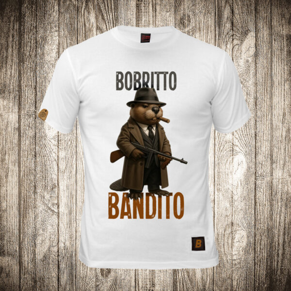 muska majica boja bela slika bobritto bandito brain rot