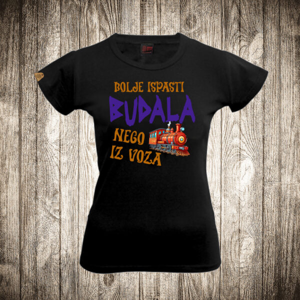 zenska majica boja crna slika bolje ispasti budala nego iz voza