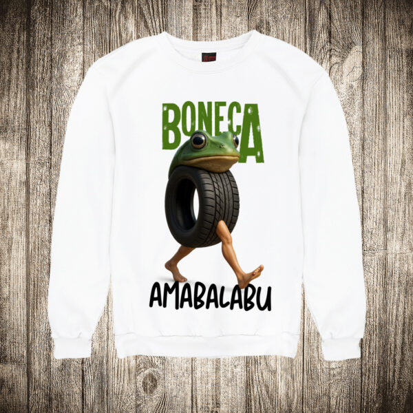 duks bez kapuljace boja bela slika boneca amabalabu brain rot