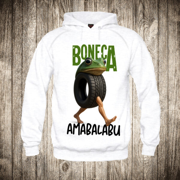 duks sa kapuljacom boja bela slika boneca amabalabu brain rot