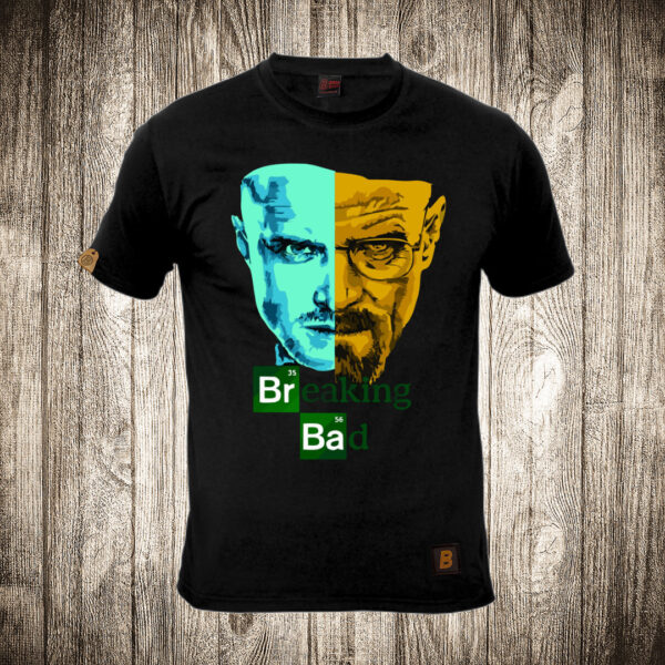 muska majica boja crna slika breaking bad 10