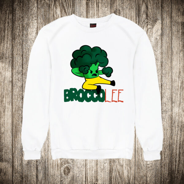 duks bez kapuljace boja bela slika brocco lee brokoli i brus li
