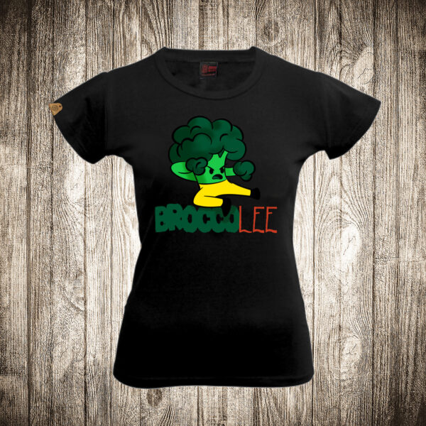 zenska majica boja crna slika brocco lee brokoli i brus li
