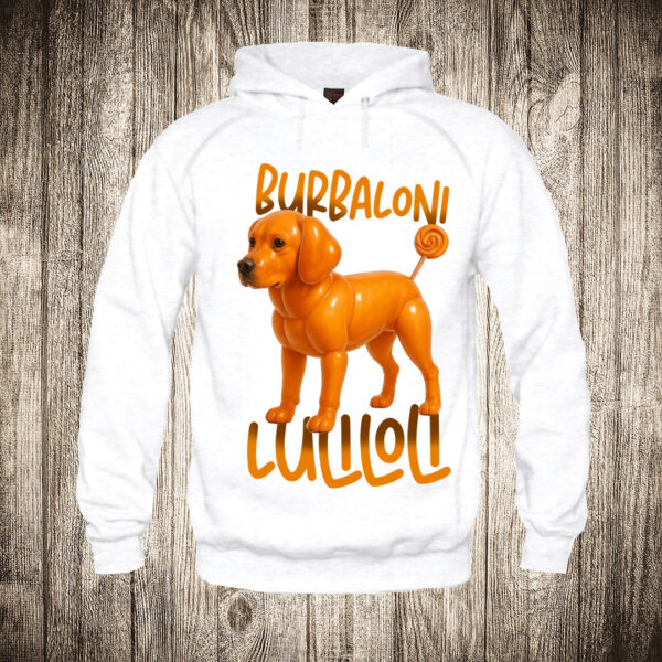 duks sa kapuljacom boja bela slika burbaloni luliloli brain rot