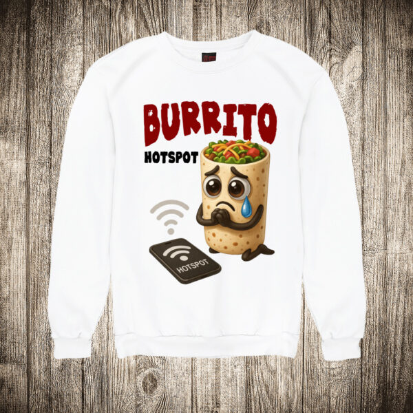 duks bez kapuljace boja bela slika burrito hotspot brain rot