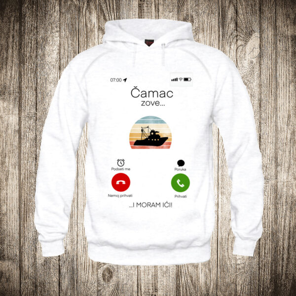 deciji duks boja bela slika camac zove