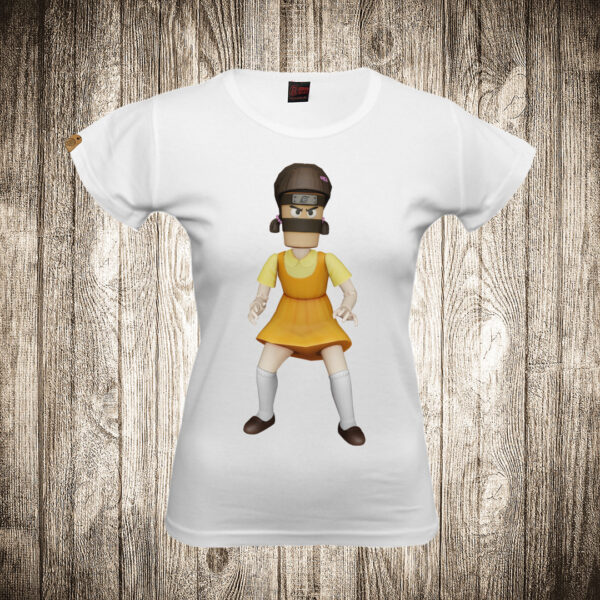zenska majica boja bela slika capuchino assassino 2 squid game brain rot