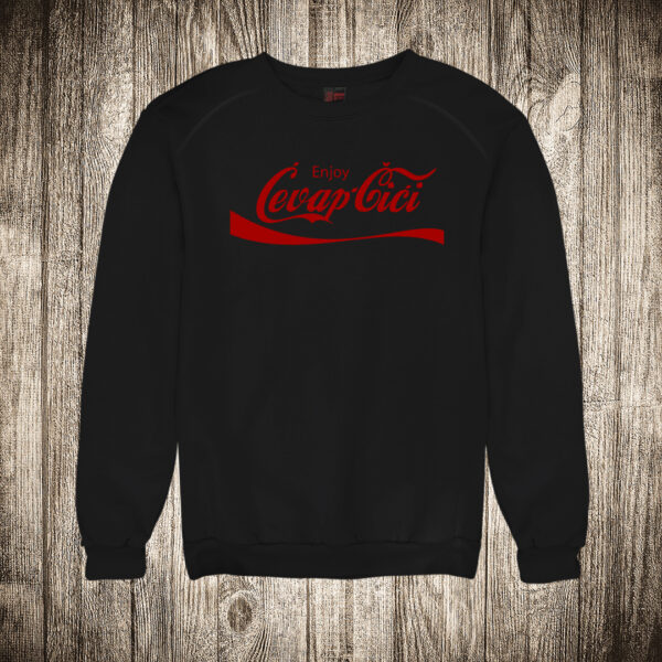 duks bez kapuljace boja crna slika cevapcici 2 coca cola