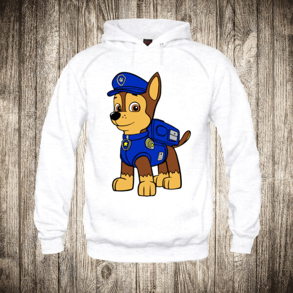 deciji duks boja bela slika chase paw patrol pseca patrola
