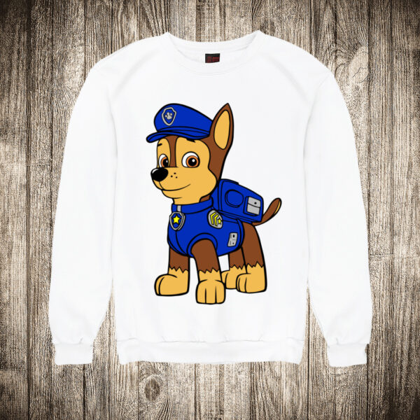 duks bez kapuljace boja bela slika chase paw patrol pseca patrola
