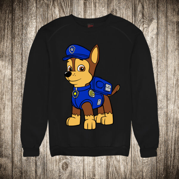 duks bez kapuljace boja crna slika chase paw patrol pseca patrola