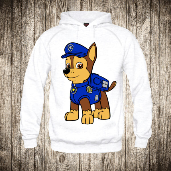 duks sa kapuljacom boja bela slika chase paw patrol pseca patrola