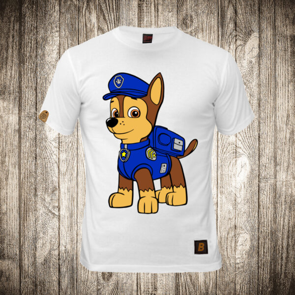muska majica boja bela slika chase paw patrol pseca patrola