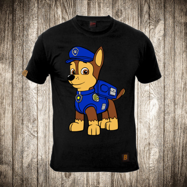 muska majica boja crna slika chase paw patrol pseca patrola
