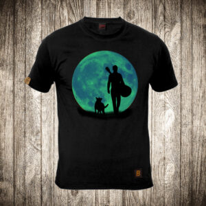 Čovek sa gitarom i psom na mesečini - Muzika