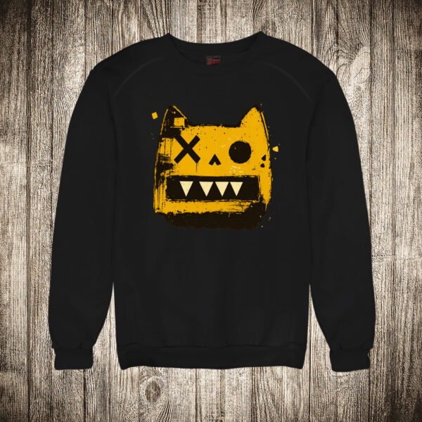 duks bez kapuljace boja crna slika creepy macak cat 1