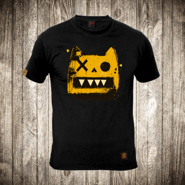 muska majica boja crna slika creepy macak cat 1